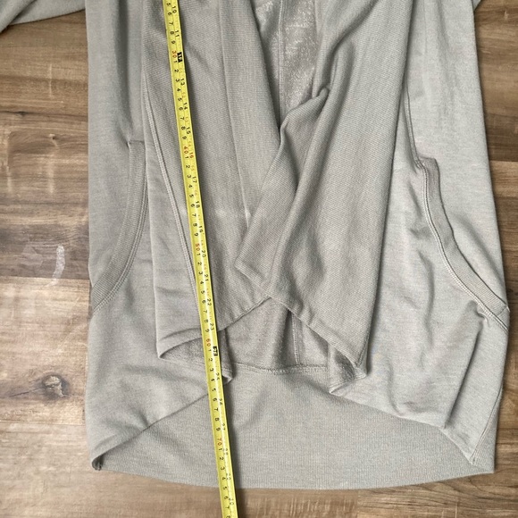 [Athleta] Pranayama Wrap Cardigan Sweater in Sage - Picture 9 of 12